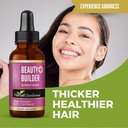 Herbal Goodness Beauty Builder 1oz - קולג'ן לנשים עם biotin & Hyaluronic Acid - צמיחת שיער, הידרציה בעור, תמיכה בציפורניים, Anti-Aging Beauty Booster - כולל מריזה ו Guava Leaf Leaf