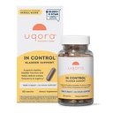 Uqora ב- Control Bladder Support - Daily Bladder Care & Support for Urinary Comfort - Made with Biologicals, Like Horsetail & Spicebush - Gluten-Free Vegetarian - 60 קפסולות