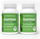 Herbsforever Gormar כמוסות - התעמלותnema Silvestre - תוסף צמחי - 90 קפסולות (Pack of 2)