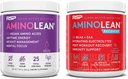 RSP NUTRITION Vegan AminoLean Pre Workout אנרגיה (Acai 25 משרתים) עם AminoLean Recovery Post Workout Boost (Tropical Island Punch 30 משרתים)