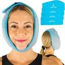 Vive Face Ice Pack Wrap for TMJ Pain Relief and Headaches - Face Ice Pack for Jaw Surgery Recovery, Oral Surgery &חוכמה שיניים לחלץ - Heating Pad for Head & Chin - Hot & Cold Therapy