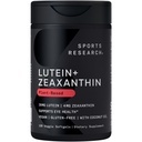 מחקר ספורט ® Lutein ו Zeaxanthin כמוסות - תוספי תמיכה לבריאות העין עשויים עם Lute-Gen ושמן קוקוס אורגני - טבעוני ידידותי ולא GMO מאומת - 120 Veggie Softgels