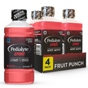 Pedialyte ספורט משקאות אלקטרוליט, הידרציה מהירה עם 5 אלקטרוליטים מרכזיים עבור תמיכה שרירים לפני, במהלך, ולאחר אימון, פירות Punch, 1 Liter, Pack של 4