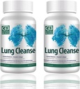 GB זהב Beaver® Lung ניקויse - סוכן יעיל לאנשים בסיכון או מאתגר על ידי זיהומים ויראליים, עישון, COPD, זיהום 7 Nature Ingredients. בקבוקים