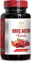 URIC Acid Support Formula - uric Acid Help, Tart Cherry, Green Coffee Beans, Pomegranate, Turmeric, Milk Thistle, uric Acid Diet, uric Acid Level, Citric Acid, Celery Seed - 1 בקבוק 60 קפסולות