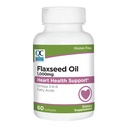 Quality Choice Flaxseed Oil 1000 מ"ג Softgels - Cold Pressed, מקור מבוסס צמחי של אומגה Fatty Acids - 120 Easy-to-Swallow Softgels - No Artificial Colors or Preservatives