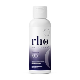 Rho Nutrition Liposomal NAD+ - תוספת נוזלית שנועדה לעזור תמיכה Absorption - Active Form of NAD+ מסייע לתמוך בבריאות תאית נורמלית, הזדקנות בריאה, מטבוליזם אנרגיה ו Vitality כללי