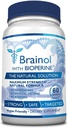 Fungavir Brainol - Pro Targeted Brain Support Supplement - B ויטמינים, מגנזיום, Amino Acids, St. John's Wort, Phosphatidylserine, גינקו בילובה - טבעוני-ידידותי - 60 קפסולות - 1 חודש אספקה