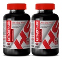 Saw Handetto with nettle Root - ANTI GRY HAIR NATURAL FORMULA - תוספת לאובדן שיער, תוספת שיער אנטי ספארי לגברים ונשים, תוספת שיער אפורה כדי להפוך, תוספי שיער, 2 Bot 120