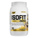Nutrex Research IsoFit Whey אבקת חלבון מיידי 100% חלבון Whey חלבון Isolate (30 משרתים (Pack of 1), בננות פוסטר)