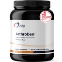 עיצובים לבריאות Arthroben לימון Lime Flavor - קולג'ן פפטידים אבקה + בוטניקה כדי לעזור לתמוך במשותףים בריאים - פפטידס לשתות Mix, non-GMO (30 משרתים / 420g)