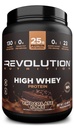 תזונה מהפכנית, High Whey, אבקת חלבון 2LB, Whey Isolate, Gluten Free, Lean שריר מס עבור גברים ונשים, 25g של חלבון Per Scoop, 908 g, 24 משרתים (Choate Cake, 2 פאונד)