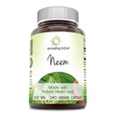 מדהים הודו Neem (Made with Natural Neem Leaf) 500 מ"ג תוספי קפסולות Veggie | Non-GMO | Gluten Free | Made in USA | מתאים לצמחונים (240)
