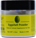 2.5oz Pure Eggshell Calcium תוסף עבור חיות מחמד - מקור טבעי של Calcium מן אמיתי Eggshell מתאים אקווריום, שרימפ, Snail, Crustacean, Invertebrates, כלבים, חתולים וחיות חיות אחרות