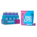 BIOLYTE Electrolyte Drink & IV hydrotion Drink Mix - Doctor-Formulated FSA & HSA אלקטרוליטים נוזל, אבקת Rehydration אבקת Packets, Chemotherapy חייב להיות עבור נשים וגברים - ברי, 12 בקבוקים, 16 Sticks