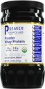 Premier Research Labs Whey חלבונים - Unflavored ראש הממשלה Whey חלבון אבקת, אורגני Whey חלבון ריכוזrate, Keto Friendly, ממיקס עם משקאות, נמוך מחונן - 7.4 Oz
