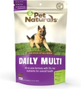 Pet Naturals Daily Multivitamin for Dogs, Veggie Flavor, 30 צ'יפס - יומי צ'יפס עם Amino Acids, ו- Antioxidants - תומך באנרגיה, פונקציונליות מטאבולית ו- Pet Wellness