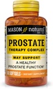 MASON NATURAL Prostate Therapy Complex with Saw Palmetto, Nettle Root & Pumpkin Seed שמן - תומך בתפקוד Prostate בריא *, 60 Softgels