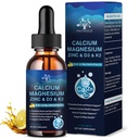 (1 Pack) Magnesium Calcium Zinc תוספת עם ויטמין D3 K2 עבור נשים, Magnesium Glycinate נוזל טיפות עבור מבוגרים פלוס L-theanine Boron Sea Mos לחלץ, העצם, שינה ומחוקק Cramps, 1 Fl Ozzate נוזל טיפות עבור מבוגרים פלוס L-theanine Boron Sea Mos Extract, העצם, Sleep & Leg Cramps, 1 Fl Oz.