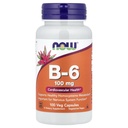Now Foods B-6 100 מ"ג 100 קפסולות