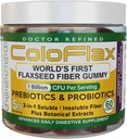 אורגני Flaxseed סיבים + Probiotic Gummies | Constipation Relief & סדירות ללא Cramp למבוגרים, Soluble & Insolublele משולש-Fiber טבעוני חניכיים - 30 משרתים