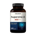 NatureBell Huperzine A 400mcg Per המשרתת, 240 קפסולות, (הופרזין A תוסף) | תמיכה להתמקד, קוגניציה, זיכרון והיכולת למידה - Premium Brain Health תוספי - No GMOs