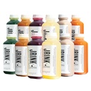 JRINK על ידי Purée Intermediate Juice Cleanse, Cold Pressed Detox Drink with Organic 2 Day-Healthy ירקות ופירות Juice, Frozen Pressed Juice Cleanse, 12 בקבוקים, 16oz כל אחד