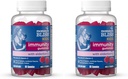 אמא's Bliss Kids Elderberry Gummies, תומך אי-אמון עם Black Elderberry, Zinc & ויטמין C, Gluten Free & Vegan, Age 2 שנים + (Pack of 2)