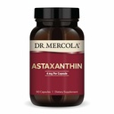 Dr. Mercola Organic Astaxanthin - 4 מ"ג Astaxanthin - Powerful Antioxidant Support - Organic Microalgae Extract - Non-GMO, Gluten-Free & Soy-Free - 90 קפסולות (90 משרתים)