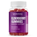 Sambucus Elderberry חניכיים למבוגרים - Immune Support תוסף עם ויטמין C ו- Zinc - פורמולה משופרת עבור הגנה יומית - 60 Count, 1 חודש אספקה, ברי פלפור - Convenient Wellness