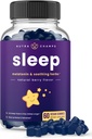 NutraChamps Sleep Gummies for Adults & Kids | Melatonin Gummies with Chamomile, Valan & L Theanine