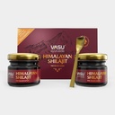 VASU Ayurveda ההימלאיה Shilajit Resin 400 מ"ג - מעבדה Tested Natural Energy Booster עם Fulvic Acid & 85+ Trace מינרלים - Pure Shilajit for Men & Women - 100 ימים לספק כוח וסטמינה (2-Pack)