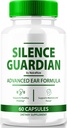 Silence Guardian - Advanced Ear Formula, פורמולה רשמית לתמיכה ב- 360 שמיעה, All Natural Ingredients to Keep Auditory Health, Silenceguardian Review (60 קפסולות)