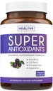 Super Antioxidants תוספת לנשים וגברים - High Potency Herbal & פירות תערובת עם Acai, Goji, Pomegranate, Elderberry & Resveratrol for Skin Care & Immune Support - טבעוני & non-GMO - 60 קפסולות