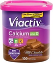 Viactiv Calcium +Vitamin D3 תוסף צ 'יפס רך, שוקולד חלב, 100 צ 'גות - Calcium Dietary תוסף עבור בריאות העצם