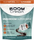 Mushroom Superdrink, ריכוז נוזלי עם Antioxidants for Anti-Inflammation and Immunity Boost, Beta-Glucans for Heart Health, Oxalate-Free, 14 Single-משרתת Packets