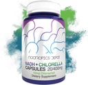 Nootropics Depot NADH + Chlorophyll 10 מ קפסולות | Nicotinamide Adenine Dinucleotide 20 מ"ג | Chlorella vulgaris (Broken Cell) 400 מ"ג | Energy, התראה, בהירות נפשית, והזדקנות בריאה, 90 ספירה 90mg