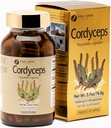 FINE JAPAN Cordyceps Mushroom קפסולות - Premium Cordyceps Militaris ו Sinensis Extract for Optimal Health benefits, 100% Cordyceps in Easy-to-Swallow קפסולות