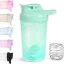 16oz Shakerבק, Leak Proof Sports Shaker forחלבון Shakes, Pre Workout & Travel, BPA חינם, ירוק, 16oz /500 מ"ל