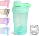 D.Y.A 16oz Shaker Bottle,Leak Proof Sports Shaker Cups for Protein Shakes,Shaker Bottle for Pre Workout and Travel to Go, BPA Free & Easy Clean Protein Shaker Bottle, ירוק ירוק