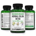 המושבה הירוקה סיבירית Detox עם Senna Buckthorn פירות 90 קפסולות - פורמולה סיבירית מסורתית 14 Herbs & Probiotic לנקות את הקולון ואת הגוף Detox