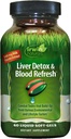 Irwin Naturals Liver Detox & Bloodמרעננים - 60 נוזל Softgels - Liver & Antioxidant Support