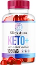 Slim Aura Keto ACV Gummies - סלים רשמיים Aura Keto Plus Apple Cider Vinegar 1050 מתקדם MG, All Natural Premium פורמולה, Slimaura Gomitas ביקורות, 60 חניכיים לחודש