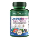 מוצרי אומגהBerry Fish w/Vitamin D3 + Organic Acai Super פורמולה - 1875 מ"ג של Concentrated, Molecularly Distilled, Ultra Pure אומגה 3s 1080 מ"ג EPA + 720 מ"ג DHA + 120 מ"ג DPA - 90 Count Countd