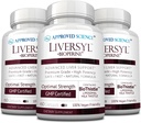 מוסמך מדע Liversyl - תמיכה הפונקציה Liver Liver - ניקוי ו Detox - מהיר ויעיל - Milk Thistle, Artichoke Extract, ו Bioperine - טבעוני - 180 הרוזן - 3 חודשים אספקה - מיוצר בארה"ב