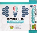Gorilla Mind hydrotion Packets - 3,073 מ"ג אלקטרוליטים על המשקה Go Convenient Mix for מקיפה Relenishment - Zero Sugar, Sweeteneded & Fasting Friendly - 30 Count (Jungle Juice)