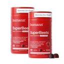 ManN SuperBeets Heart Gummies - Beet Gummy with Heart-Healthy Energy Support, Grape Seed Extractd Extractd ו- Beetroot, Sugar Free - Pomegranate Berry Flavor, 120 הרוזן ספירה