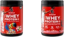 Six Star Whey חלבון אבקת Froot Loops Flavor & Strawberry Smoothie | שריר בניין & Recovery Plus Immune תמיכה