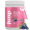 אבקת JUNP אלקטרוליטים No Sugar No Carbs - Vine Ripened Grape Keto Electrolyte Drink Mix - Potassium & Salt hydrotion אבקת אלקטרוליט Zero Calorie Sugar חינם אבקת אלקטרוליטטה, 90 משרתים