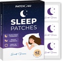Sleep Patches for Adults Plus Power | Easy-to-Apply Sleep Patch with Melatonin & Valan | רסן & Wake Up מרעננים | Long-Lasting Night Comfort for Men & Women | 42 Patches